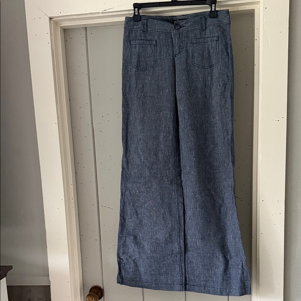 Express Blue Wide Leg Pants